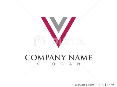 V Letter Logo Business Template 40012876