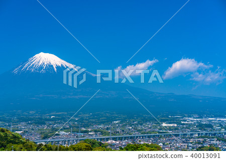 靜岡縣 富士山和新東名高速公路 照片素材 圖片 圖庫