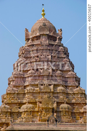 Carved Gopuram of Gangaikondacholapuram Temple Carved Gopuram of Gangaikondacholapuram Temple 40015687