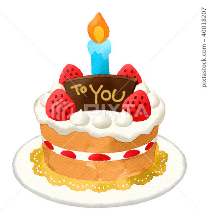 Birthday cake (watercolor)-to You Birthday cake (watercolor)-to You 40018207