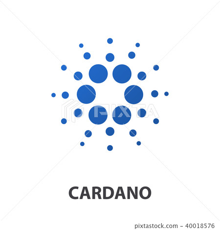 Cardano crypto currency coin icon 40018576