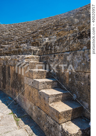 Roman amphitheatre in the ruins of Hierapolis Roman amphitheatre in the ruins of Hierapolis 40020957