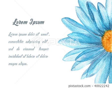 Mona Lisa flower, Blue flower Mona Lisa flower, Blue flower 40022242