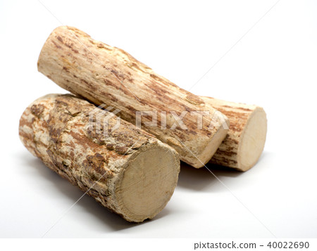 Thanaka wood on white background Thanaka wood on white background 40022690