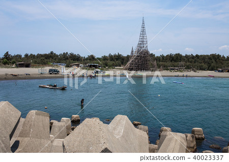 漁光島 海攤 消波塊 漁光島 海攤 消波塊 40023337