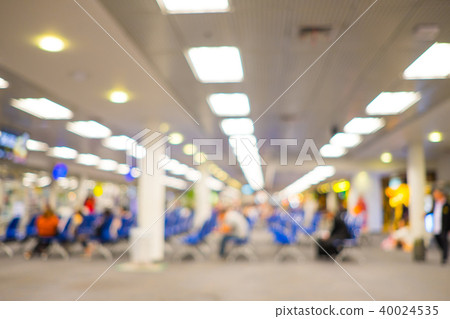Abstract blur people waiting in the waiting room Abstract blur people waiting in the waiting room 40024535