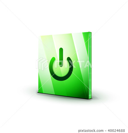 Start power button, ui icon design, on off symbol 40024688