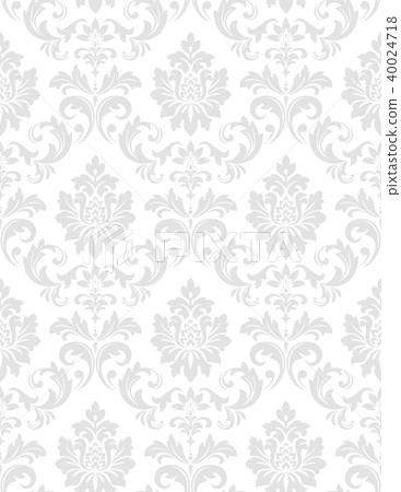 Wallpaper in the style of Baroque seamless vector Wallpaper in the style of Baroque seamless vector 40024718
