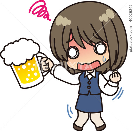 女性辦公室工作者_喝酒派對_喝醉了 40026242