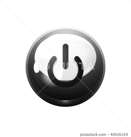 Power button icon, start symbol 40026329