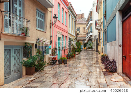 Famous Placa district in Athens, Greece Famous Placa district in Athens, Greece 40026918