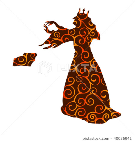 Gueen evil witchcraft magical pattern silhouette fantasy Gueen evil witchcraft magical pattern silhouette fantasy 40026941