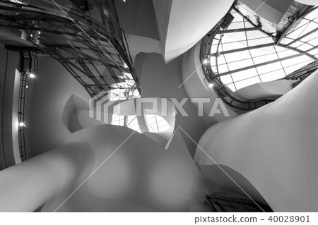 Interior of the Guggenheim museum in Bilbao Interior of the Guggenheim museum in Bilbao 40028901