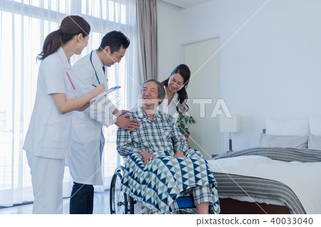 Visit medical care, nursing home 40033040