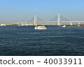 橫濱港觀光船和海灣大橋 40033911