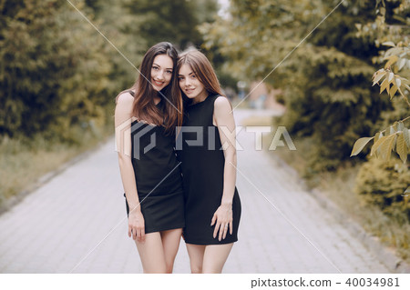 two beautiful girls 40034981