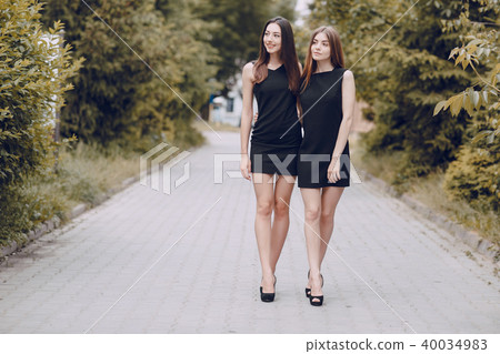 two beautiful girls 40034983