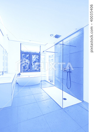 Planned renovation of a Modern luxury living room Planned renovation of a Modern luxury living room 40035406
