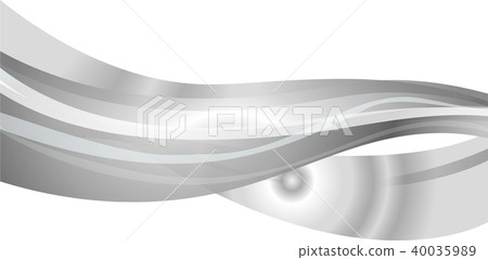Silver abstract background wind - Stock Illustration [40035989] - PIXTA