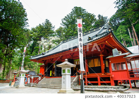 日光富山神社 图库照片