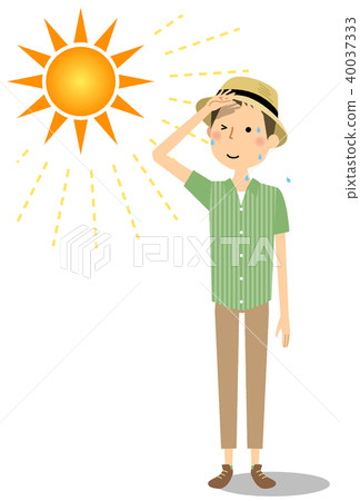 Young men heat stroke measures 40037333