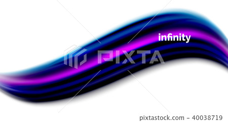 Vector 3d fluid colors wave background Vector 3d fluid colors wave background 40038719