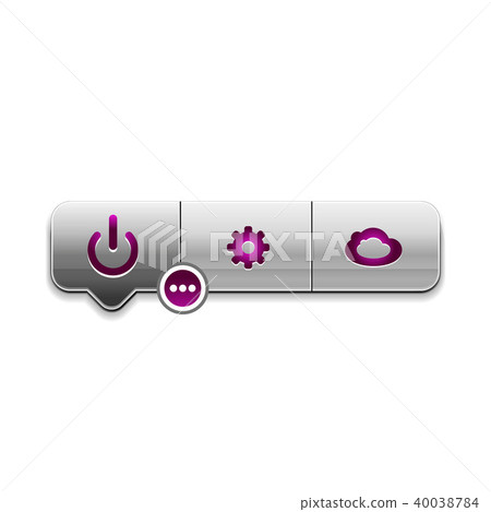 Start power button, ui icon design, on off symbol 40038784