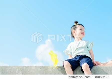 Sky and children Windmill Sky and children Windmill 40039498