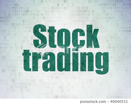 Business concept: Stock Trading on Digital Data Paper background Business concept: Stock Trading on Digital Data Paper background 40040531