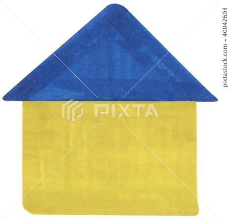 Hand-drawn Map material Building House Hand-drawn Map material Building House 40042603