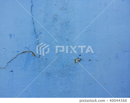 Blue grunge cracked concrete wall background Blue grunge cracked concrete wall background 40044388