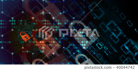Technology security concept. Modern background Technology security concept. Modern background 40044742
