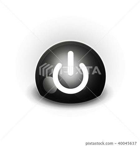 Power button icon, start symbol 40045637