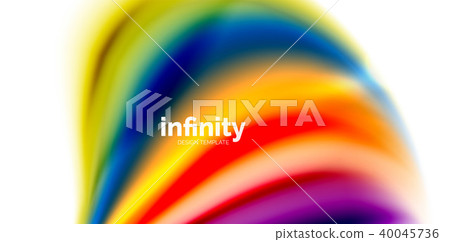 Vector 3d fluid colors wave background Vector 3d fluid colors wave background 40045736