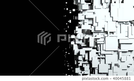 Black and white cubes screen wipe transition Black and white cubes screen wipe transition 40045881