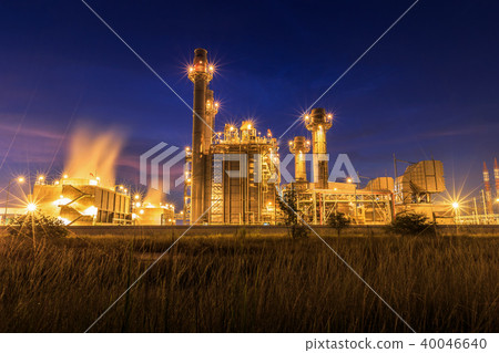 Electric power plant with twilight 40046640