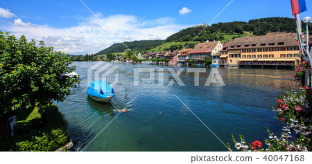 Stein Am Rhein town on Rhine River, Schaffhausen 40047168
