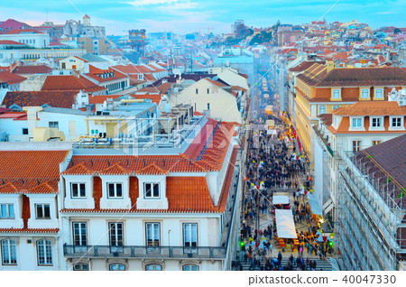 Crowd, Old Town street, Lisbon Crowd, Old Town street, Lisbon 40047330