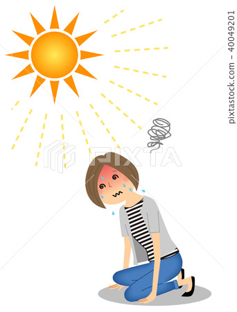 年輕女子中暑 40049201