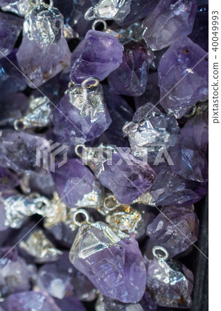 Raw violet amethyst rock with crystal ametist Raw violet amethyst rock with crystal ametist 40049993