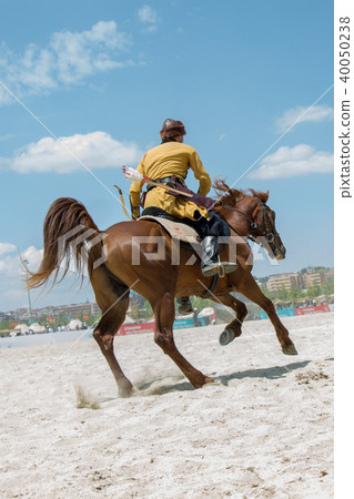 Turkish horseman ethnic clothes examples Turkish horseman ethnic clothes examples 40050238