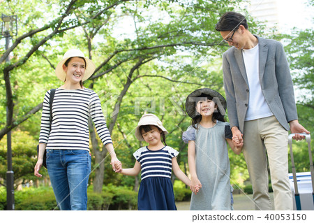 家庭旅行家庭休閒形象 40053150