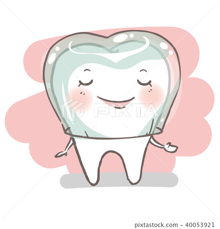 tooth with invisible braces concept tooth with invisible braces concept 40053921