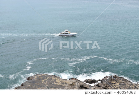 休閒船在海上旅行 40054368