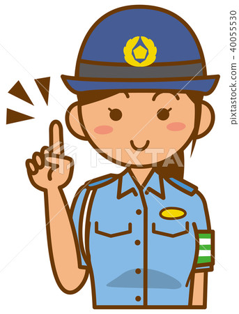 一名女警官（夏天的衣服）的圖像說明 40055530