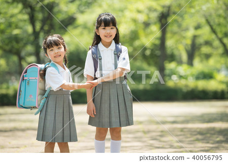 Child elementary school student attendance image 40056795