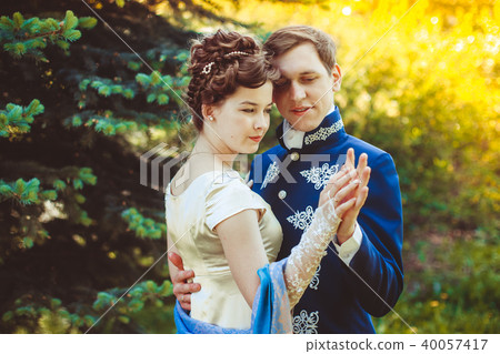 Couple in beautiful suits Couple in beautiful suits 40057417