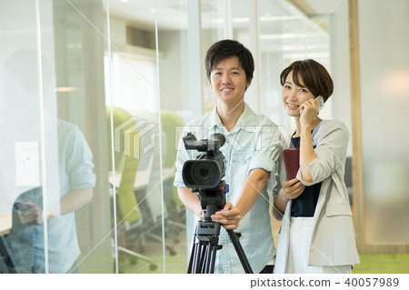 Shooting Photographer Recording Director Image 40057989