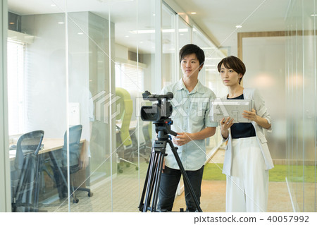 Shooting Photographer Recording Director Image 40057992