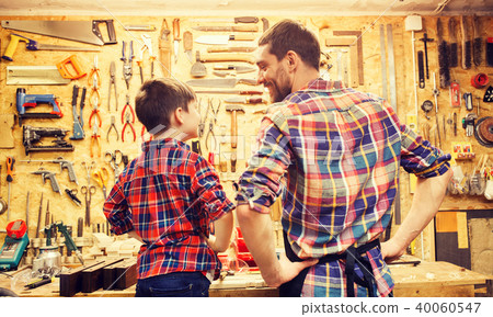 happy father and little son workshop happy father and little son workshop 40060547